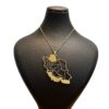 Minimalistische Ketting Model Kaart van Iran