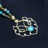 Perzische messing ketting artistiek model Fereshteh