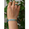 Perzische messing armband en ring set model Eslimi