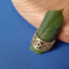 Filigraan Messing Ring Sanam – Goudkleurig
