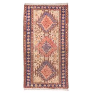 Perzisch Kilim Vloerkleed Viva — Handgeweven Wol — Geometrisch Design