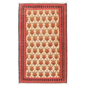 Vintage Perzisch Qashqai Handgeweven Kilim Tapijt Perzikkleur