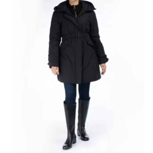 Modieuze Zwarte Dames Pufferjas – Model Jooti