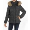Dames Pufferjas met Lange Mouwen, Rits en Capuchon – Model Nazila