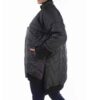 Modieuze Zwarte Dames Pufferjas – Lange Mouwen