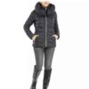 Modieuze Zwarte Dames Pufferjas – Model Siara