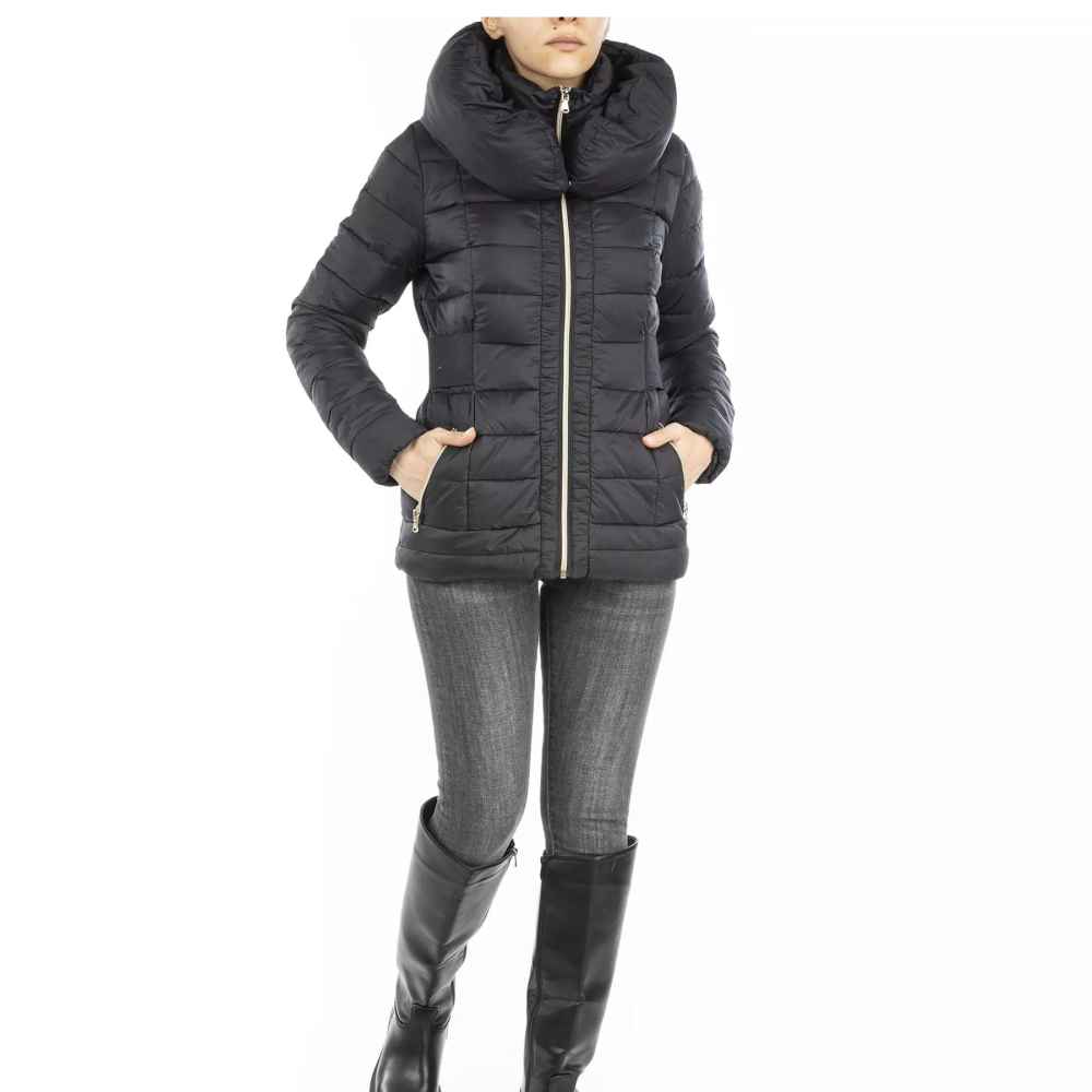 Modieuze Zwarte Dames Pufferjas – Model Siara