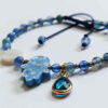 Kralenarmband voor Dames – Blauw Hamsa Handje