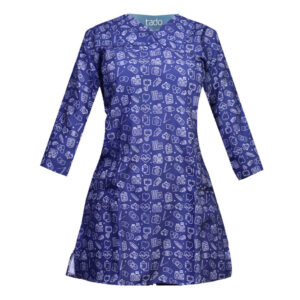 Blauwe Ziekenhuis Top voor Vrouwen – Fris & Betrouwbaar