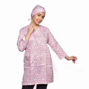 Roze Tandarts Top voor Vrouwen – Professioneel Uniform
