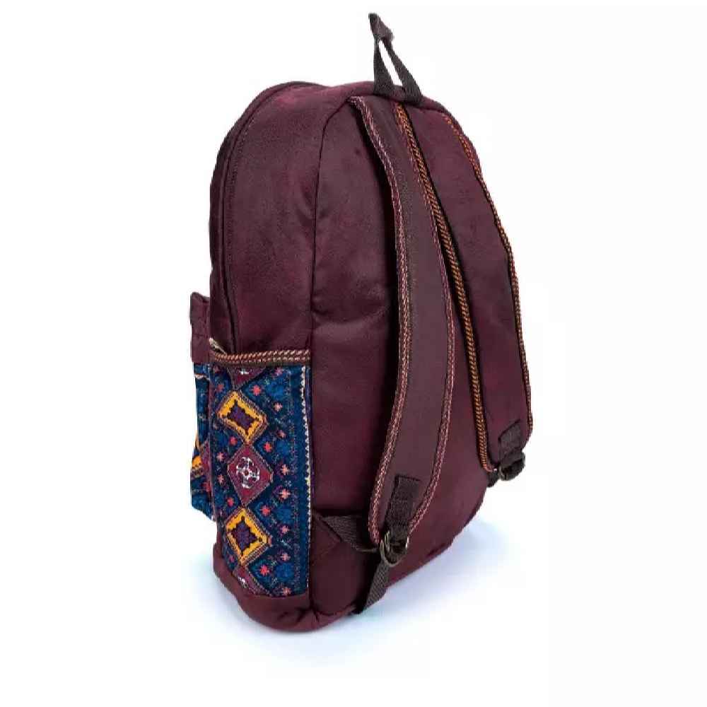 Perzische Etnische Rugzak – Model Maroon Bordeaux