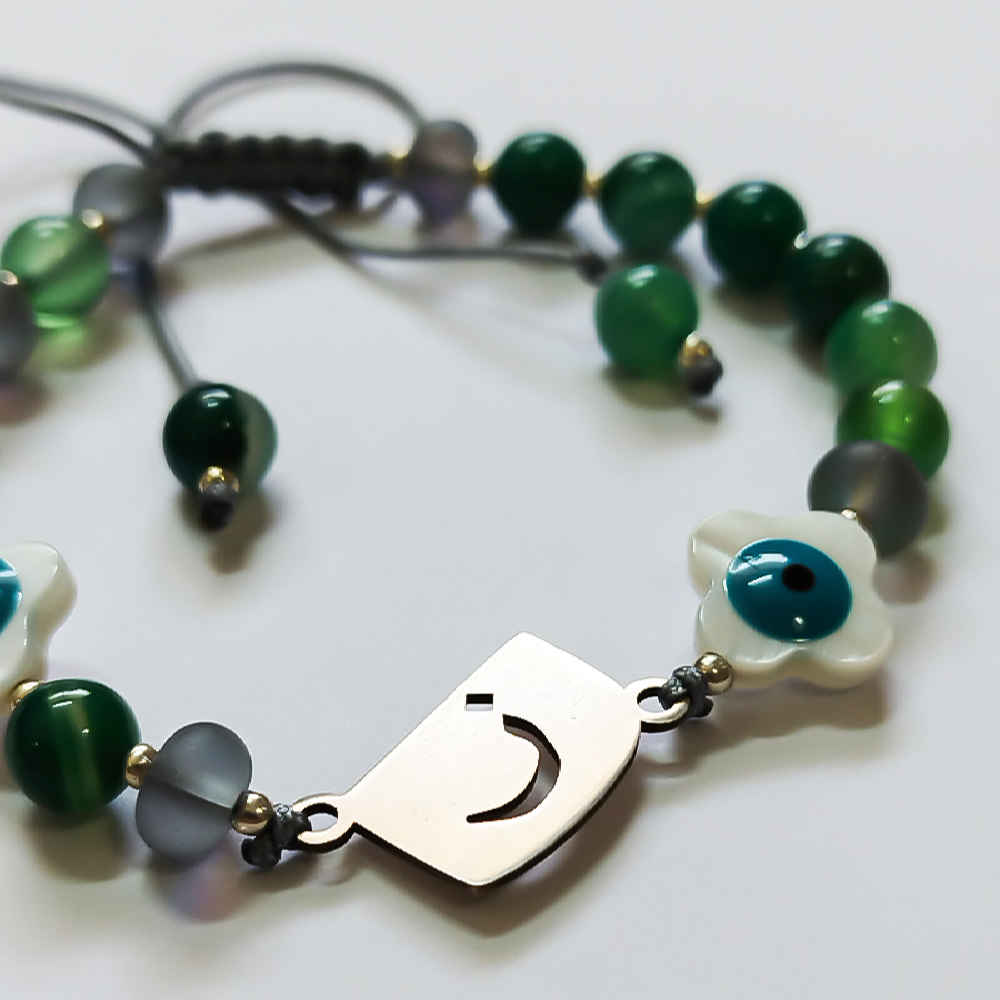 Perzische Zilveren Kralenarmband voor Vrouwen – Z Model