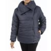 Modieuze Navy Blauwe Dames Pufferjas – Model Rees