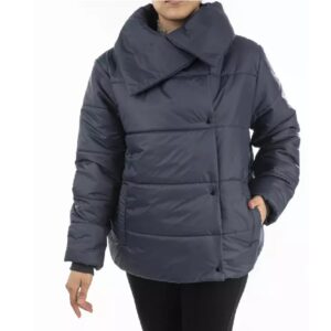 Modieuze Navy Blauwe Dames Pufferjas – Model Rees