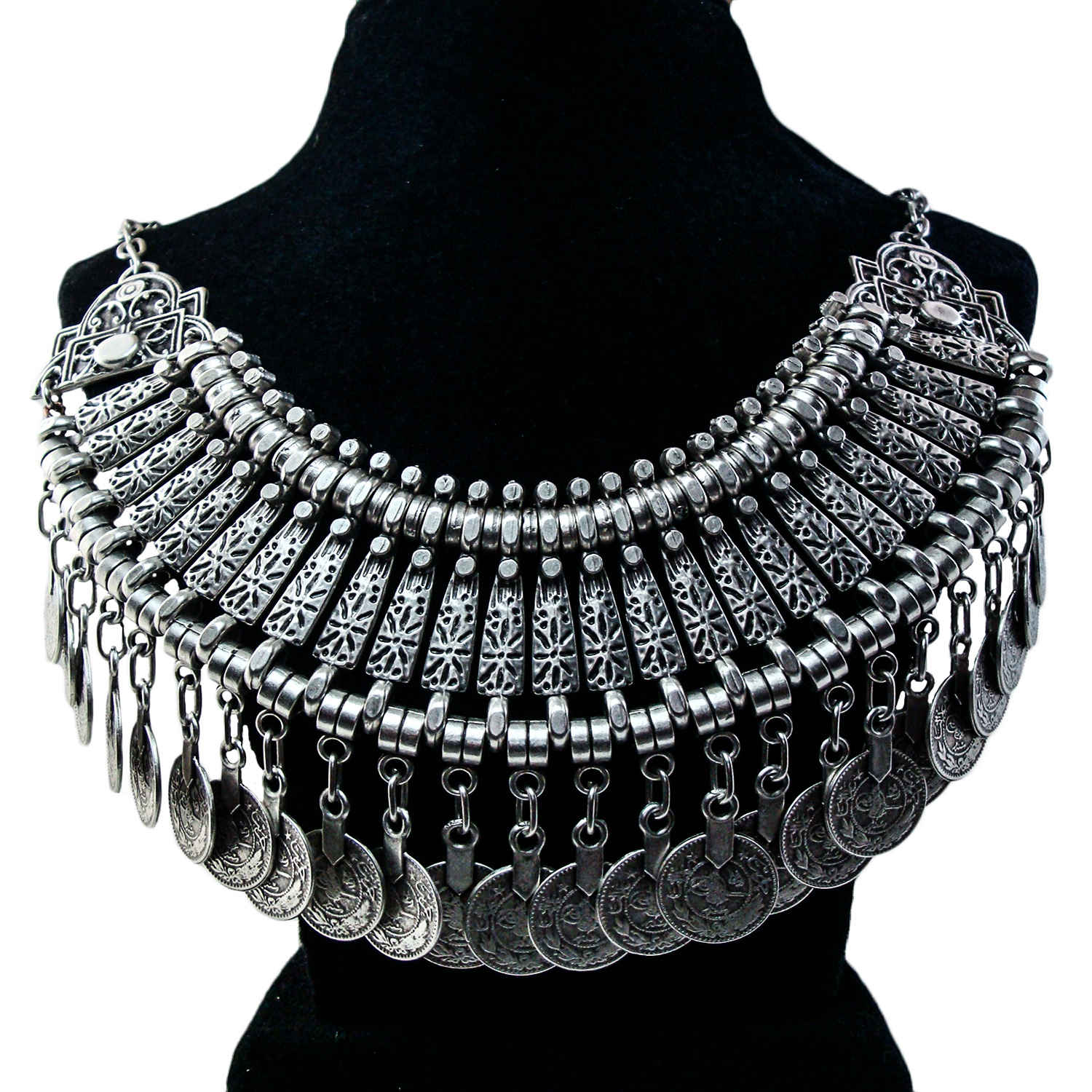 Ottomaanse Munt Choker Ketting voor Vrouwen