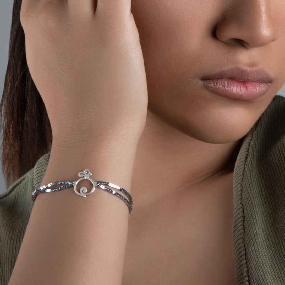 Perzische Zilveren Kralenarmband voor Vrouwen – Anar Model
