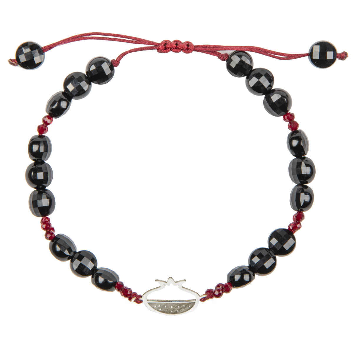 Perzische Zilveren Kralenarmband voor Vrouwen – Anardoon Model