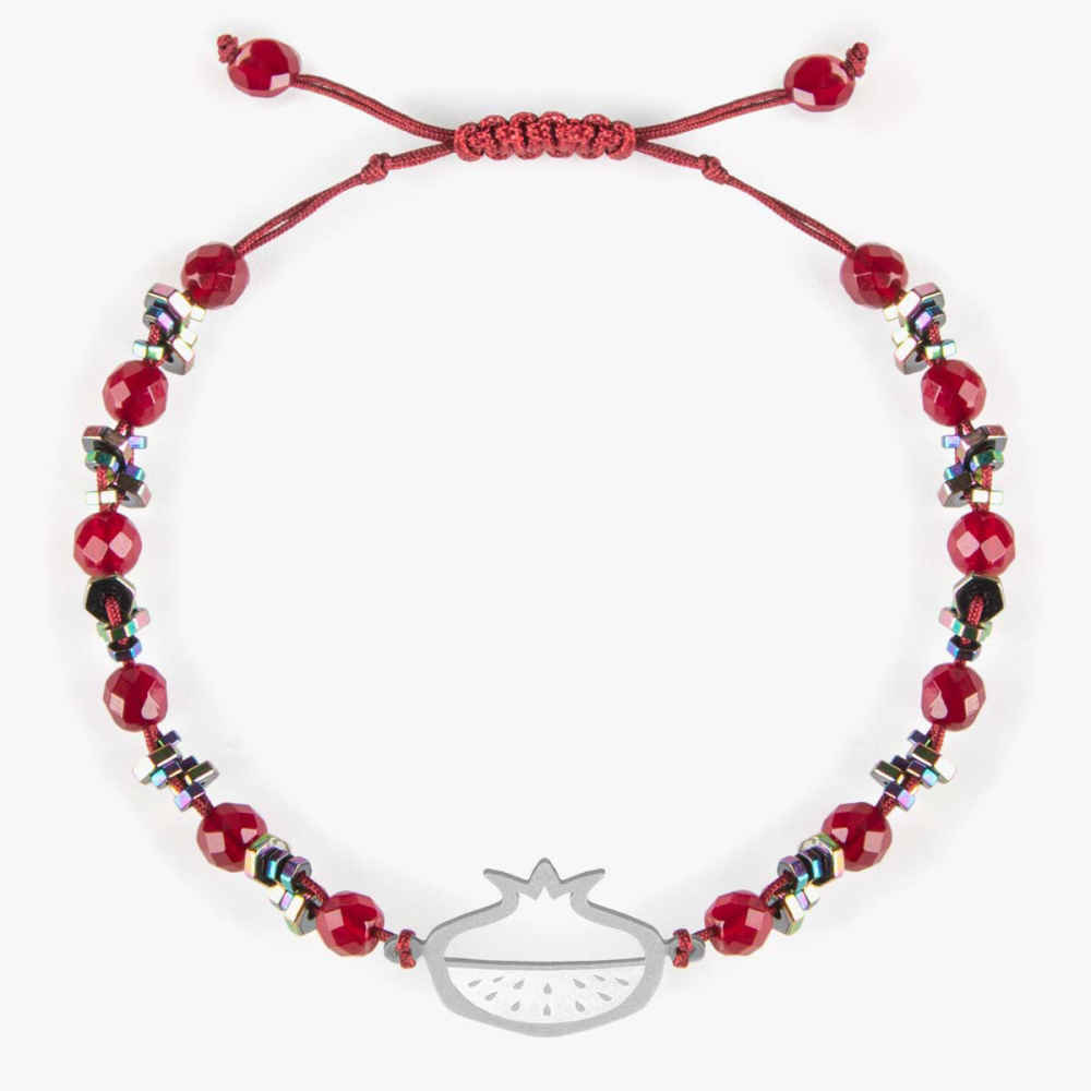 Perzische Zilveren Kralenarmband voor Vrouwen – Laal Design