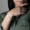 Perzische Zilveren Kralenarmband voor Vrouwen – Yalda Design