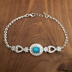 Zilveren Armband met Turkoois – Model Afra