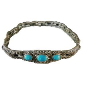 Zilveren Armband met Turkoois – Model Hiva