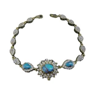 Zilveren Armband met Turkoois – Model Nina