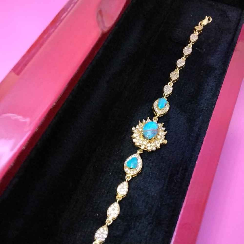 Zilveren Armband met Turkoois – Model Nina