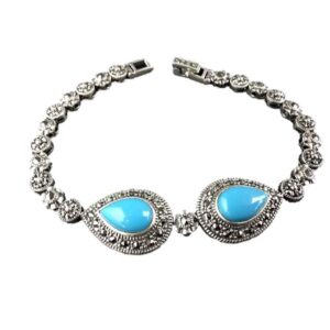 Zilveren Armband met Turkoois – Model Sara