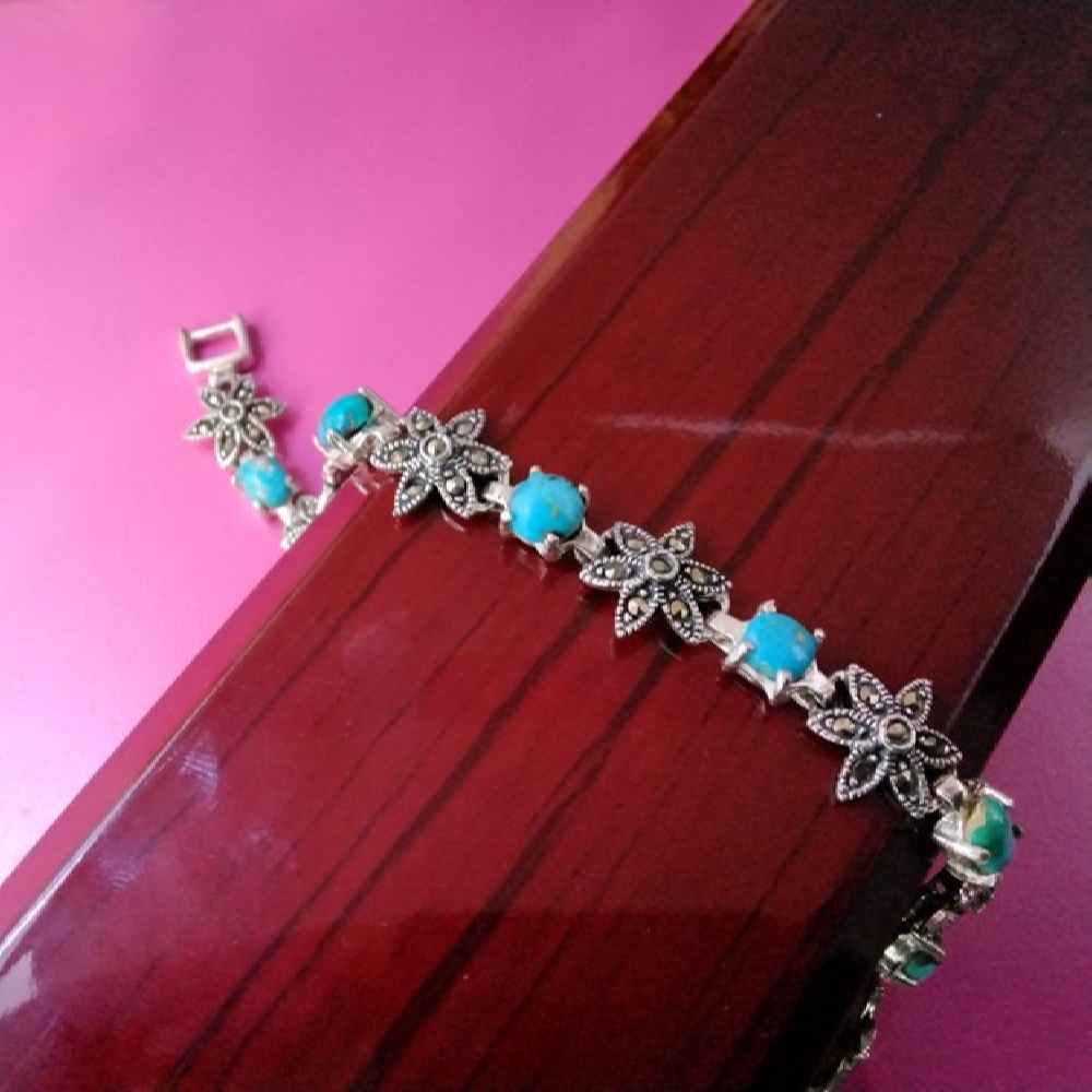 Zilveren Armband met Turkoois – Model Yara