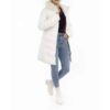 Dames Pufferjas met Lange Mouwen, Rits en Capuchon – Model Foad