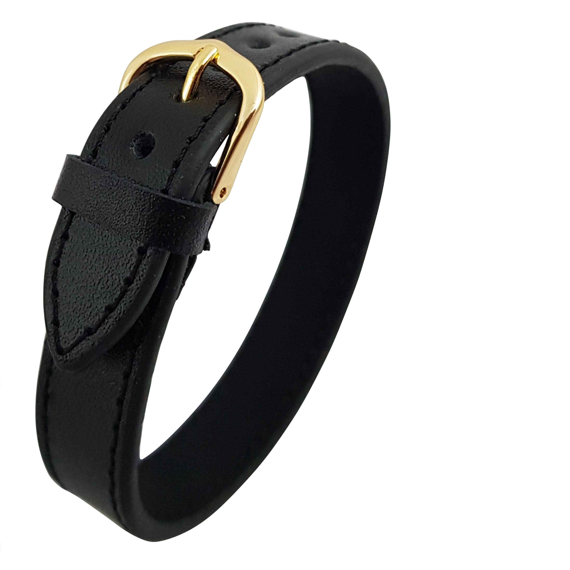 Perzische Leren Armband voor Mannen en Vrouwen – Zwart Jane Man