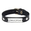 Perzische Leren Armband voor Mannen en Vrouwen – Zwart Jano Jahan