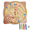 Houten Mens erger je niet & Slangen en Ladders Spelset