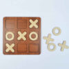 Houten Boter-Kaas-en-Eieren Bordspel – Klassieke Strategie met Elegant Ontwerp