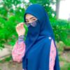 Witte Islamitische Sjaal & Halve Niqab Set