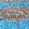 Perzische Dekbedovertrek Set – Blauw Termeh Fluweel Kaveh