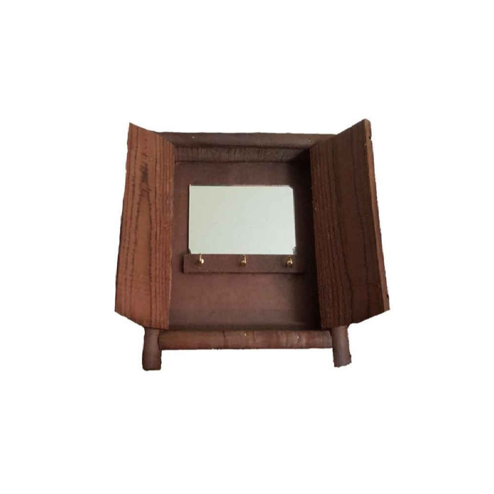 Handgemaakte Perzische Houten Wand Sleutelhanger – Voordeur