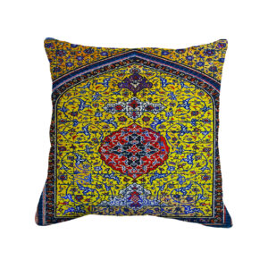 Gele Etnische Kussenhoes – Sun Design