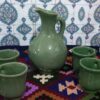 Perzisch Aardewerk Kan & Bekerset Yasin – Oranje