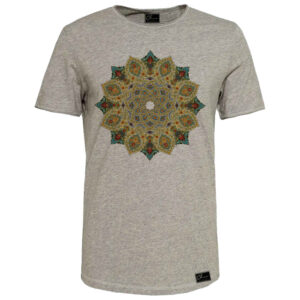 Grijs Katoenen T-Shirt Korte Mouw – Sahel Model, Stijlvol & Comfortabel