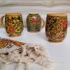 Perzisch Aardewerk Kan & Bekerset Angela – Vogels & Bloemen