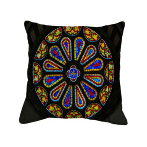 Zwarte Etnische Kussenhoes – Zivar Design