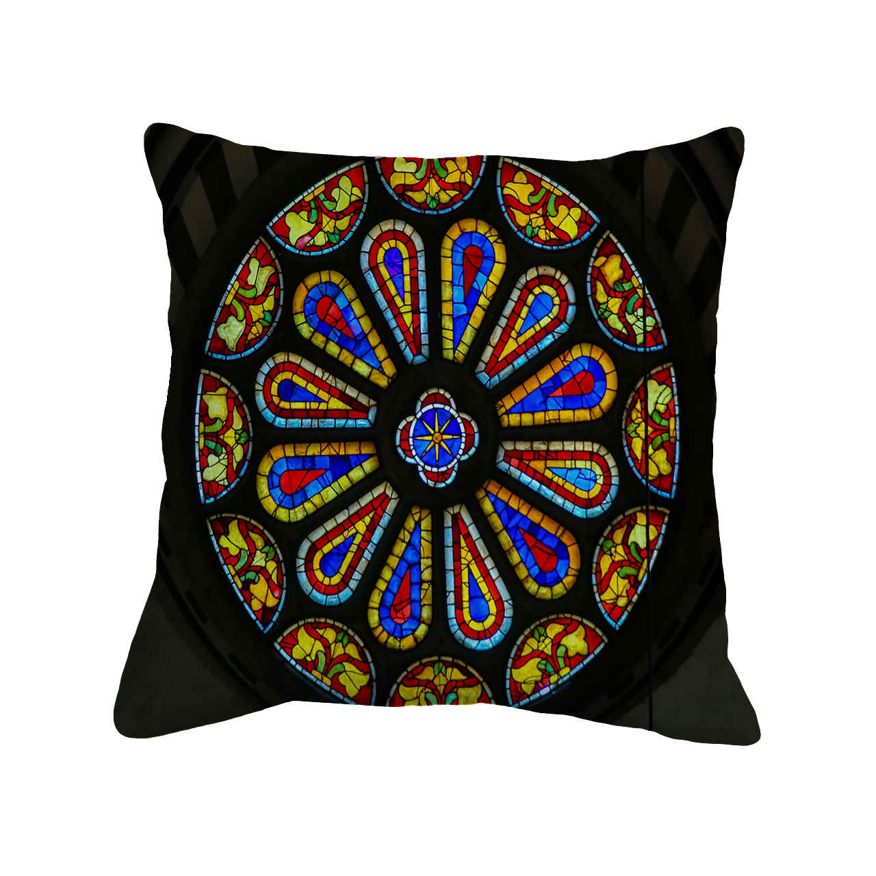 Zwarte Etnische Kussenhoes – Zivar Design