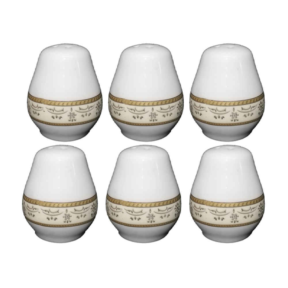 Keramische Zout- & Peperstrooiers Mehr – Cream Bloemen