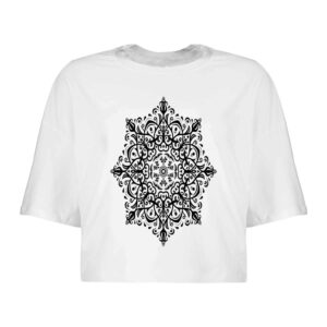Dames Korte Mouw Crop Top – Amitis Model