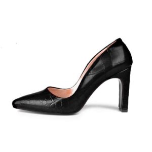 Dames Leren Hoge Hakken – Nahal Model