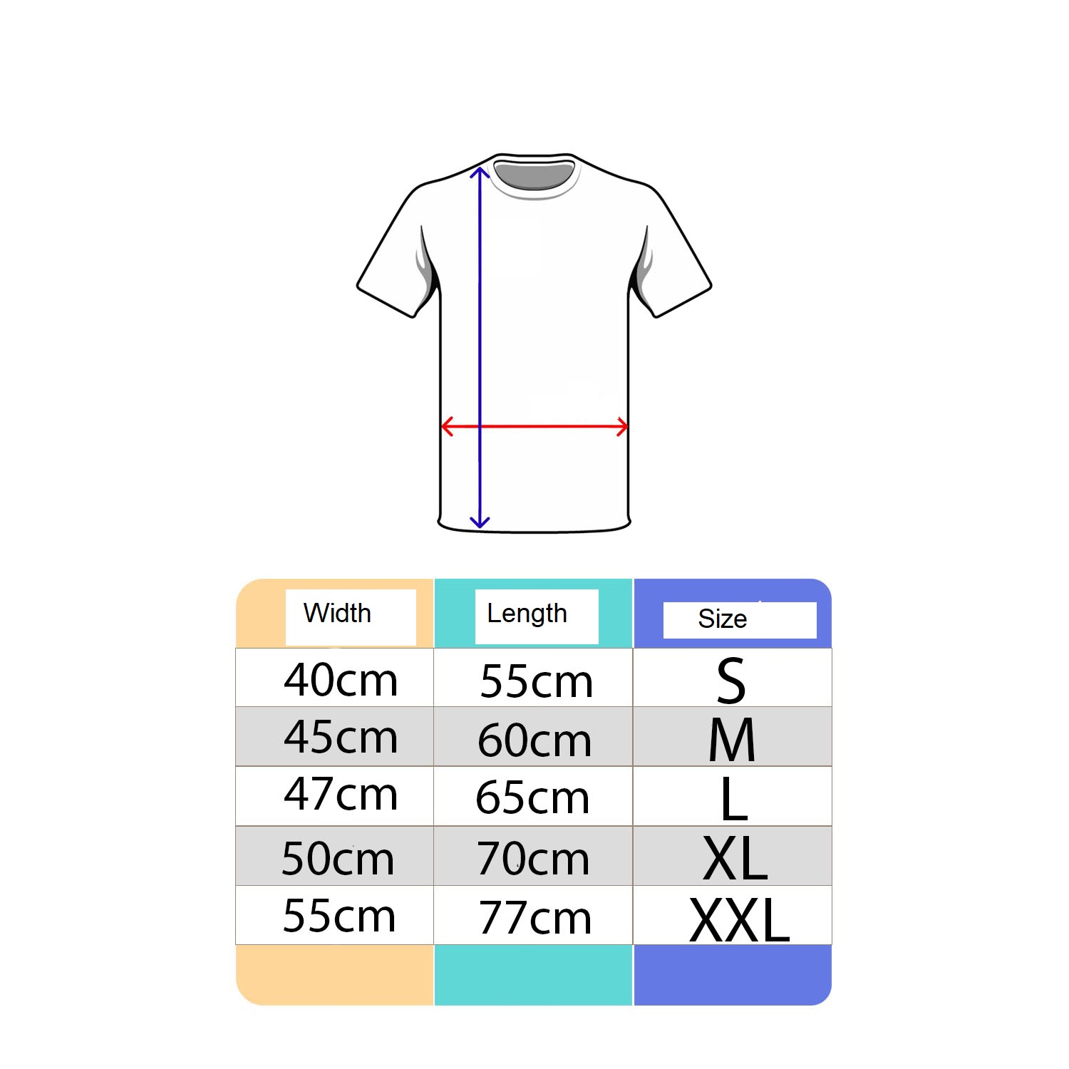 T-shirt Korte Mouw – Model Eli (Perzisch Katoen)