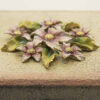 Handgemaakte Houten Sieradendoos met Decoratieve Bloemen