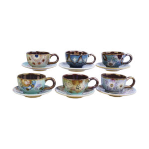 Perzische Theekop en Schotel – Skakil Keramisch Blauw