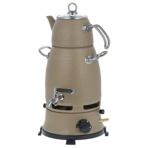 Gas Samovar Theemaker Model Zomorodian 4-Liter Beige